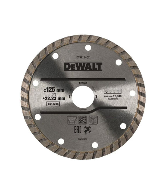 Disque turbo béton Ø125×22,2mm DEWALT DT3712-QZ
