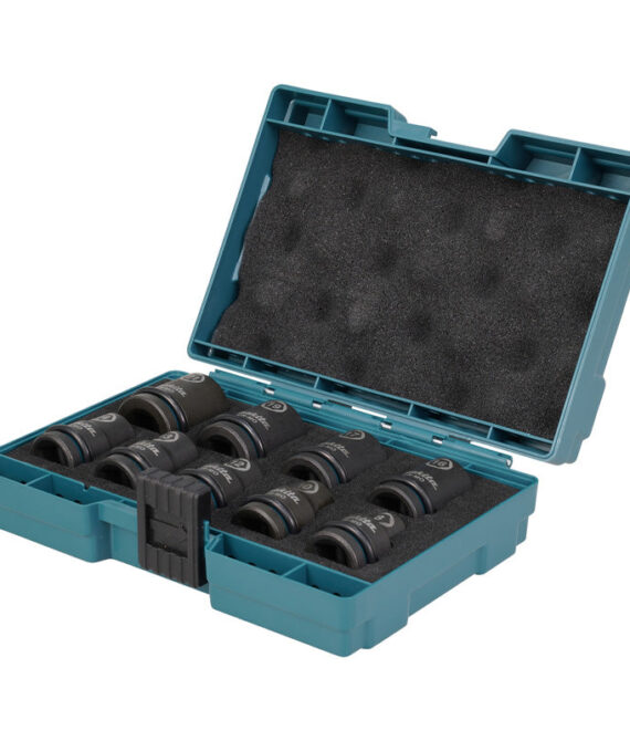 Coffret de 9 douilles carrée 1/2&prime; IMPACT BLACK Makita E-16570 de 8 à 21mm