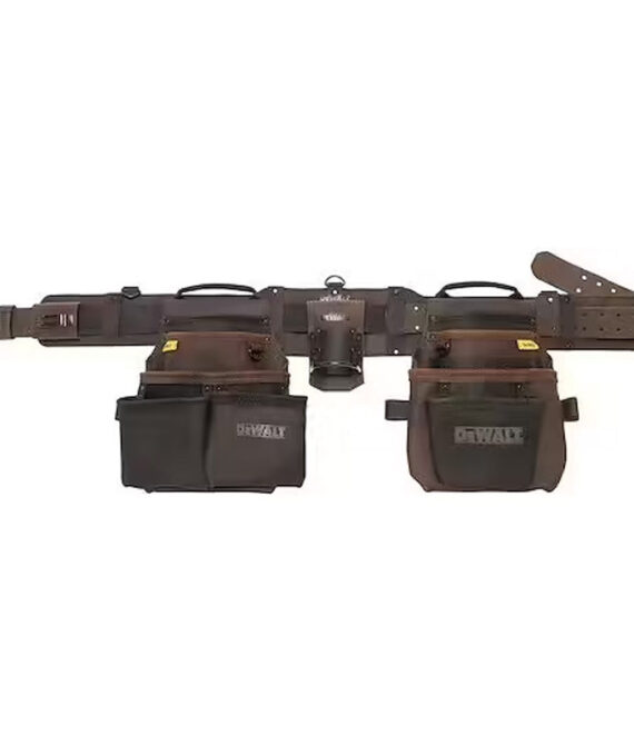 Ceinture cuir porte-outils renforcée – 18 poches DEWALT DWST50113-1