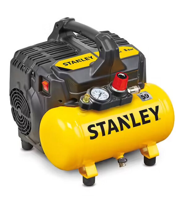 Compresseur 6L Silencieux 1HP STANLEY FATMAX coaxial sans huile