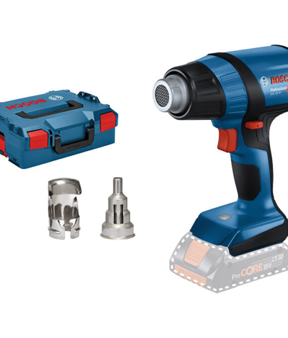 Décapeur thermique 18V BOSCH GHG 18V-50 L-Boxx buse de réduction et buse de réflecteur