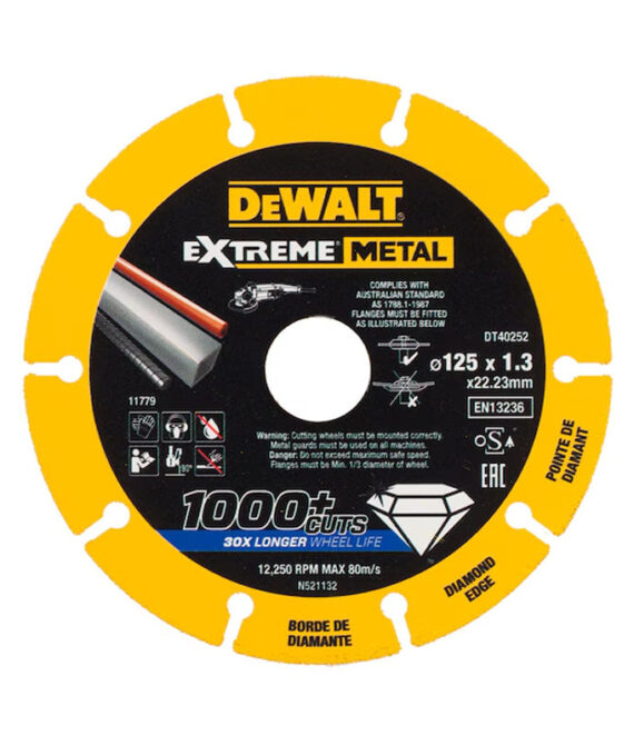 Disque à tronçonner DEWALT EXTREME METAL