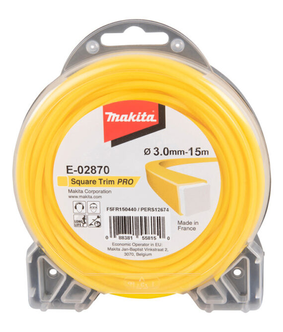 Fil carré Square Trim Pro MAKITA E-02870  3mm x 15m