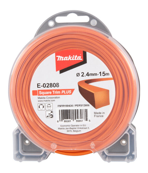 Fil carré Square Trim+ MAKITA E-02808 2,4mm x 15m