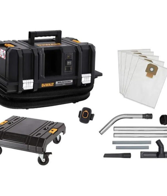 Kit Aspirateur TSTAK DEWALT DCV586MK-XJ TSTAK XR FLEXVOLT 54V eau et poussières – Classe M