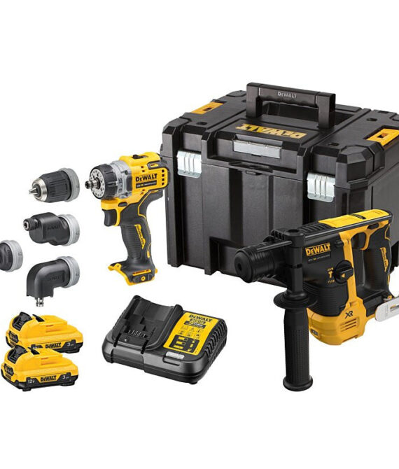 Kit 2 outils DEWALT DCK2101L2T-QW  XR 12V 3Ah Li-Ion Brushless