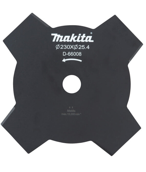 Lame pour débroussailleuse 4 dents MAKITA D-66008 230×25.4mm