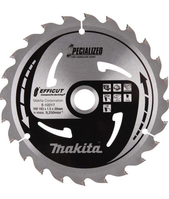 Lames &lsquo;EFFICUT&rsquo; Composite decking MAKITA