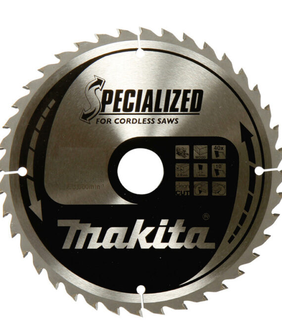 Lames carbure &lsquo;EFFICUT&rsquo; pour Bois, pour scies circulaires à batterie MAKITA