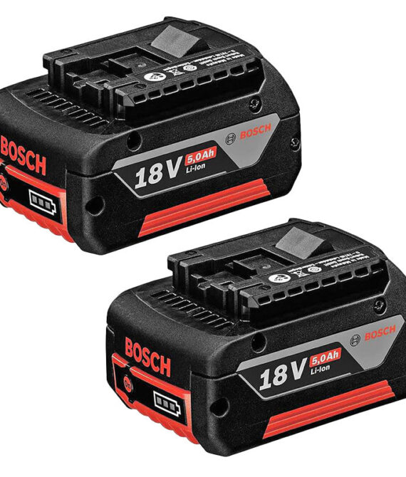 Lot de 2 batteries 5Ah 18V BOSCH Professional 1600A002U5