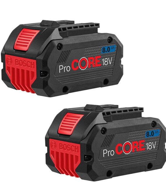 Lot de 2 batteries ProCore 8Ah 18V Bosch Professional 1600A016GK