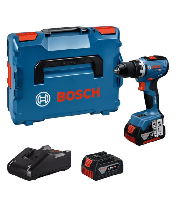 Perceuse-visseuse sans fil BOSCH GSR 18V-65 06019N3203 avec 2 batteries GBA18V 5,0Ah en L-Box