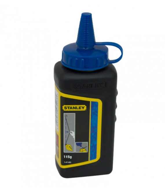 Poudre à tracer bleue biberon 115 g – STANLEY – 1-47-403