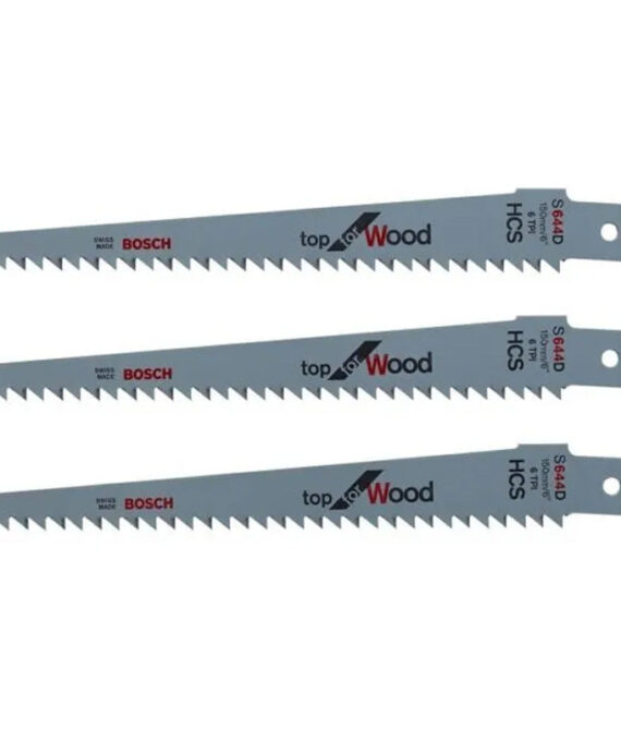 Lot de 3 lames bois pour élagueur BOSCH Keo