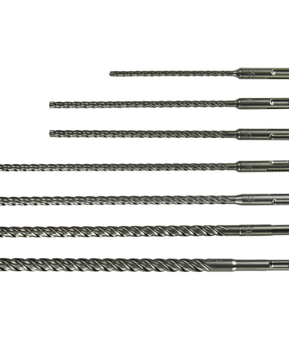 Coffret de 7 forets NEMESIS II MAKITA E-14906 à emmanchement SDS-Plus (longs)