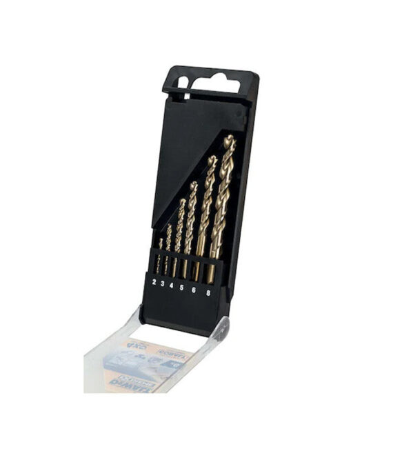 Coffret de 6 forêts HSS-CO métal DEWALT DT4956-QZ Extreme Cobalt