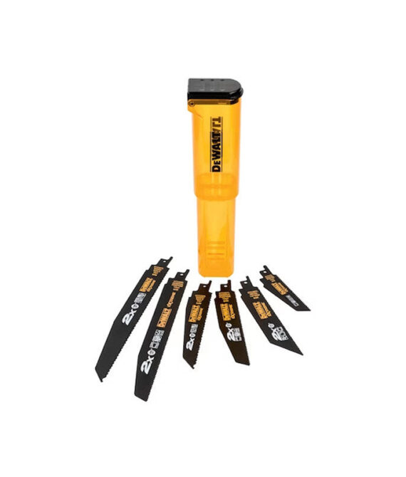 Coffret de 6 lames pour scie sabre DEWALT DT2440L-QZ 100 à 228mm