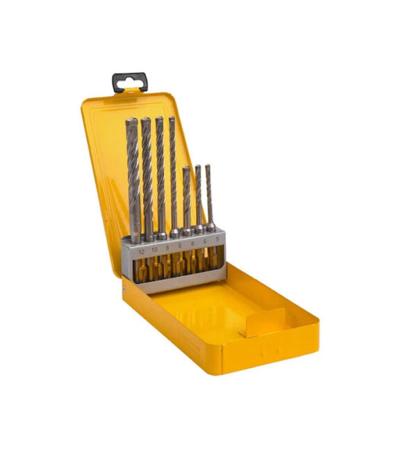 Coffret de 7 forêts SDS-Plus DEWALT DT8976-QZ Carbure ELITE Ø 5, 6(x2), 8(x2), 10, 12mm