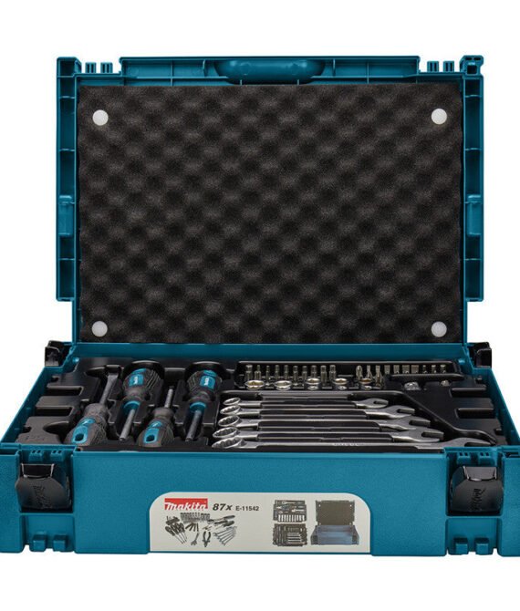 Coffret MAKPAC de 87 outils à main MAKITA E-11542