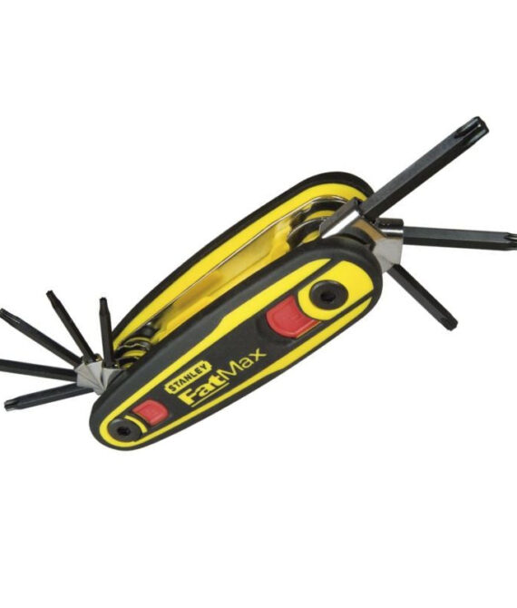 Jeu de 8 clés mâles 6 pans sur support verrouillable STANLEY 0-97-552