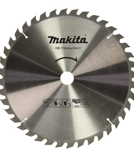 Lame carbure  »Standard » MAKITA JM27170005 pour bois, pour scie sur table 2712, 315x30x40 Dents