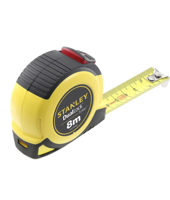 Mesure ruban tylon dual lock STANLEY STHT36804-0 8 m x 25 mm