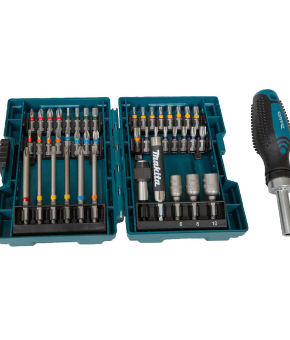 Coffret 43 accessoires de vissage MAKITA E-25096 avec tournevis à cliquet