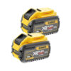 Lot de 2 batteries 9Ah 54V / 3Ah 18V - 2x DCB547 FLEXVOLT DEWALT DCB547X2-XJ