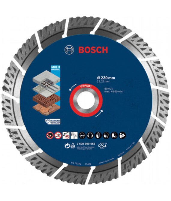 Disque à tronçonner diamanté EXPERT Multi Material Bosch Pro – 2608900663