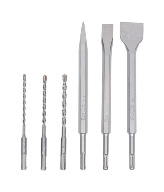 Coffret de 3 forets et 3 burins  MAKITA D-58920 à emmanchement SDS-Plus